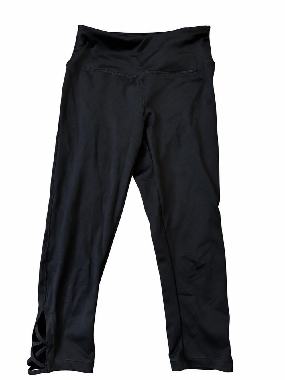 Maurices inMOTION Black Crisscross Leggings XS